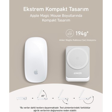 Anker Maggo Kablosuz Şarj Istasyonu (Katlanabilir 3'ü 1 Fiyatı