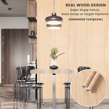 Technosmart Kendinden Yapışkanlı Ahşap Dokulu Kaplama Kağıdı Fiyatı