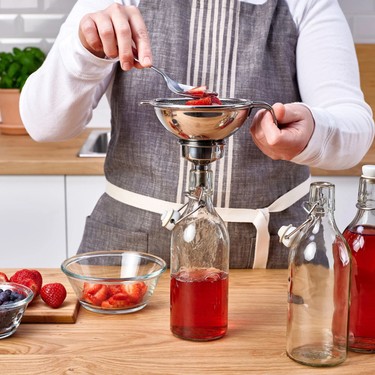 IKEA Korken Süzgeç-Huni Seti, Paslanmaz Çelik, 3 Parça Fiyatı