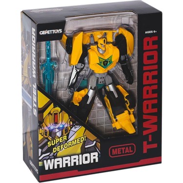 LJ1651 Metal Gövdeli Dönüşebilen Robot -Gepettoys Fiyatı