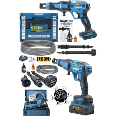 Staxx Power Yüksek Basınçlı Çift Akülü 10 Pilli 21500WH Fiyatı