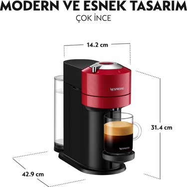 Nespresso Vertuo Next Kırmızı Kahve Makinesi Fiyatı