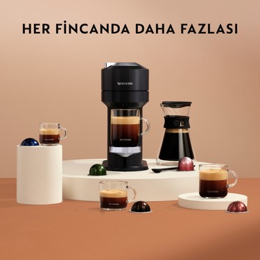 Nespresso Vertuo Next Mat Siyah Kahve Makinesi Fiyatı