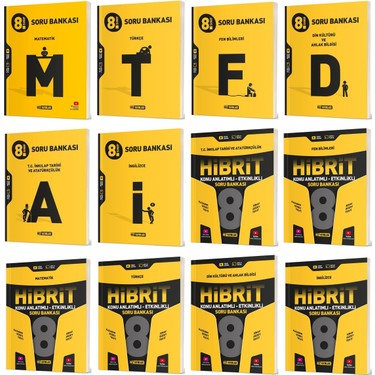Hız Yayınları 2025 8. Sınıf Tüm Dersler Soru Bankası - 36 Kitabı