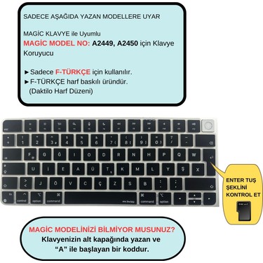 Mcstorey F Klavye Apple Magic Keyboard-3 Touchid'li A2449 Fiyatı