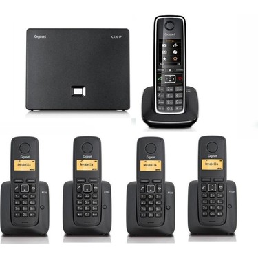 Gigaset C530 Ip 5 Dahili Dect Telsiz Kablosuz Telefon Fiyatı