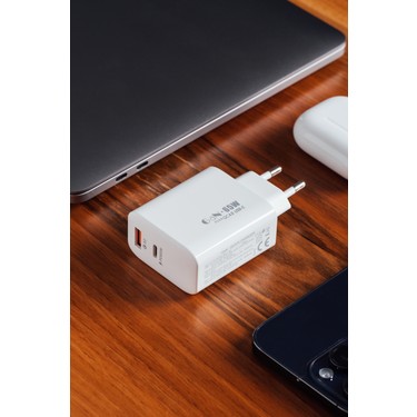 S-Link SL-EC69 Gan Pd 65W / Qc 18W Type Usb-C +Usb A Hızlı Fiyatı