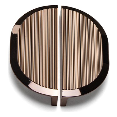 128 Mm - Rose Rengi Line/Çizgili Kulp Tek Adet Yarım - Fiyatı