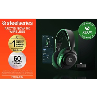 SteelSeries Arctis Nova 5x Wireless ve Bluetooth Xbox ve Pc Fiyatı