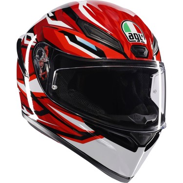 Agv K1 S Lion Black Red White Kapalı Kask XL Tam Yüz Yüksek Fiyatı