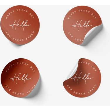 No1 27'li Floral Seri Sticker Kiremit 6x6