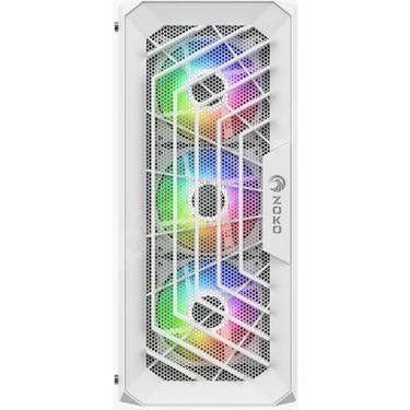 真白 Zoko Chiko White 4X12 cm Argb Fan Mesh Panel Temperli Cam Fiyatı