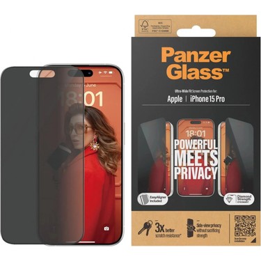 Panzerglass Apple iPhone 15 Pro Uwf Privacy Wa Hayalet Cam Fiyatı