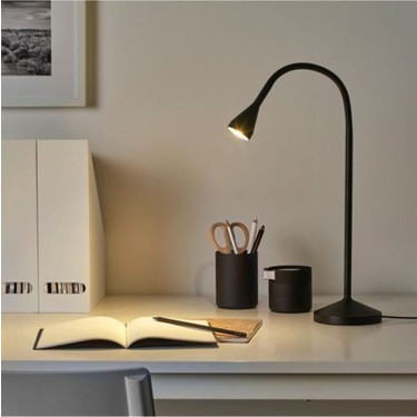 IKEA 66 x 58 Navlınge Ledli Siyah Çalışma Lambası 80404422 Fiyatı
