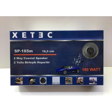 Xetec SP-165M 16 cm 180 Watt Hoparlör Nedium Mıknatıs Fiyatı