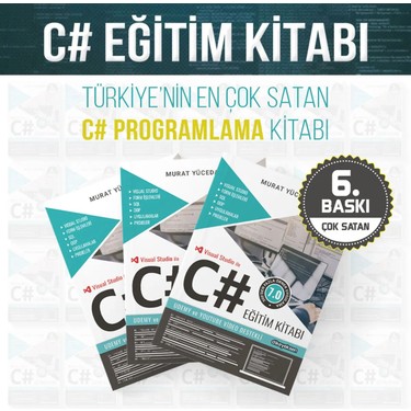 Dikeyeksen C# Eğitim Kitabı Murat Yücedağ 472 Sayfa Türkçe Kitabı