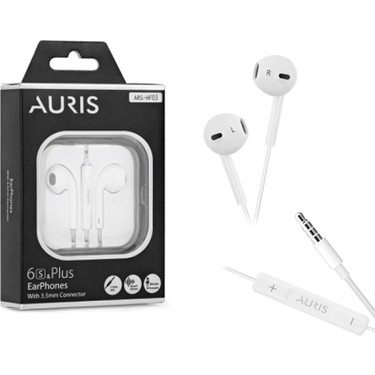 Auris HF03 3.5mm Jack Konektörlü Kablolu Kulaklık Fiyatı