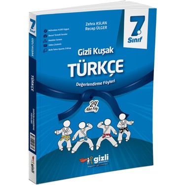 Gizli Yayınları 2025 7. Sınıf Türkçe Değerlendirme Föyleri