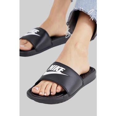 Nike Futura Benassi Slide Black Kad n Siyah Terlik Tek Fiyat