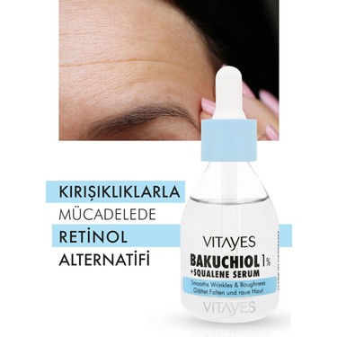 VITAYES Retinol Alternatifi Bakuchiol %1 Squalene Yapıcı Fiyatı