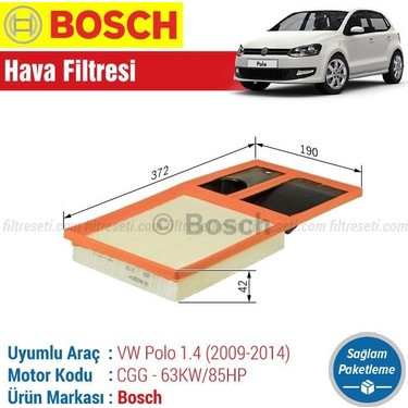 Vw Polo 1.4 Hava Filtresi 2009 2014 Cgg Fiyat Taksit Secenekleri