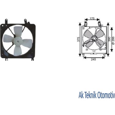 Parçafix Fan Motoru 12V Mazda 323 85..92 Fiyatı