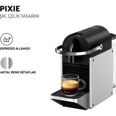 Nespresso D62 Pixie Kahve Makinesi,gümüş Fiyatı