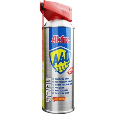 Akfix A40 Çok Amaçlı Sprey 400 ml Üstün Nüfuz Etme Özelliği Fiyatı