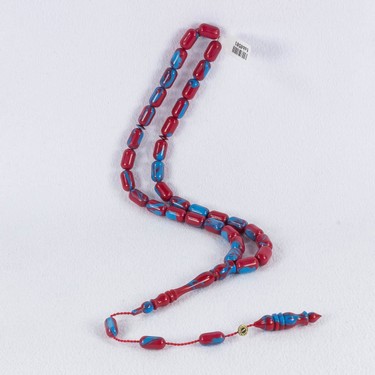 Tesbih Kardeşliği Bordo Mavi Arizona Kehribar Kapsül Kesim Fiyatı