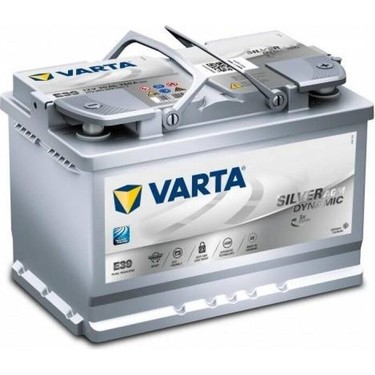 VALTAバッテリー　E39 12V70Ah760A（EN） Varta Silver Dynamic E39 Start-Stop Plus Agm 12 V 70 Ah 760 Fiyatı