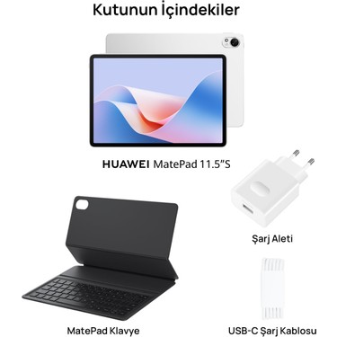 Huawei Matepad 11.5S 8GB 256GB Gri + Klavye Fiyatı