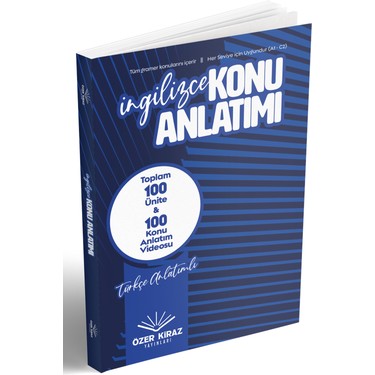 Özer Kiraz Yayınları Video Destekli Genel İngilizce Seti 8 Kitabı