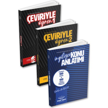Özer Kiraz Yayınları Video Destekli Genel İngilizce Seti 3 Kitabı