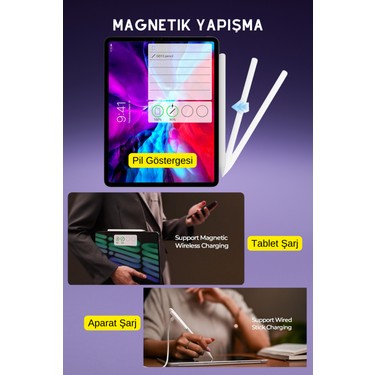 Fuchsia iPad Pro 11 Inç M4 Çip Uyumlu Manyetik ve Kablosuz Fiyatı