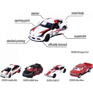 Majorette 1/64 Ölçek Toyota Racing Beşli Set 212053189 / Fiyatı