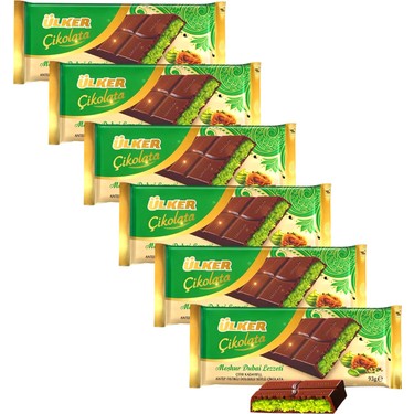 Ülker Meşhur Dubai Lezzeti Dubai Çikolatası 93 gr x 6 Adet Fiyatı