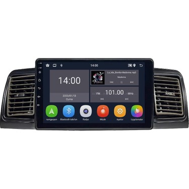 New Space Toyota Corolla Sol Android 2gb Ram 32GB Rom Fiyatı