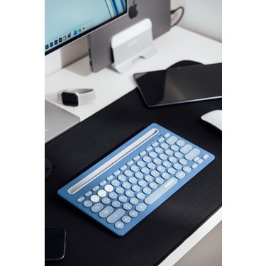 Everest KB-BT84 Mavi/gri Bluetooth Ultra Ince+Şarjlı Q Fiyatı