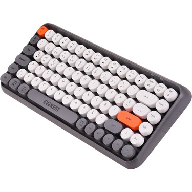 Everest Kb-89 Cıtrus Daktilo Tuşlu Gri Wireless 2.4g + Fiyatı