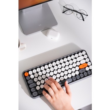Everest Kb-89 Cıtrus Daktilo Tuşlu Gri Wireless 2.4g + Fiyatı
