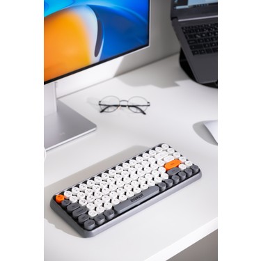 Everest Kb-89 Cıtrus Daktilo Tuşlu Gri Wireless 2.4g + Fiyatı