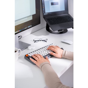 Everest Kb-89 Cıtrus Daktilo Tuşlu Gri Wireless 2.4g + Fiyatı