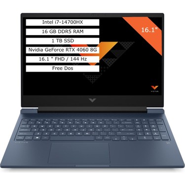 Hp Victus 16-R1041NT 9J243EA Intel I7-14700HX 16GB 1tb SSD Fiyatı