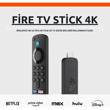 【新品/未使用】Fire TV Stick 4K 8GB Wi-Fi 6 Amazon 2024 Fire Tv Stick 4K Wi-Fi 6 Destekli - Medya Player Fiyatı