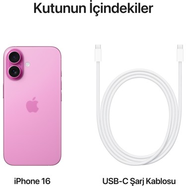 Apple iPhone 16 256GB Pembe Fiyatı - Taksit Seçenekleri