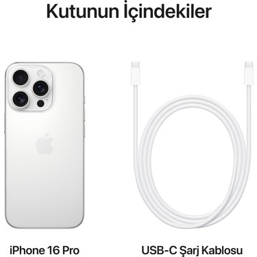 iPhone 16 Pro 256GB Beyaz Fiyatı - Taksit Seçenekleri