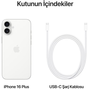 iPhone 16 Plus 128GB Beyaz Fiyatı - Taksit Seçenekleri