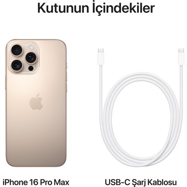 iPhone 16 Pro Max 256GB Çöl Titanyum Fiyatı - Taksit Seçenekleri