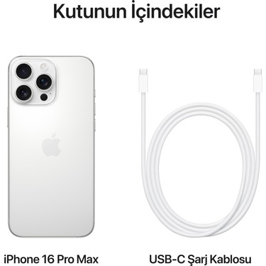 iPhone 16 Pro Max 256GB Beyaz Fiyatı - Taksit Seçenekleri