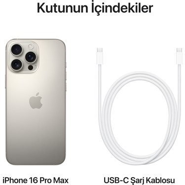 iPhone 16 Pro Max 256GB Natürel Titanyum Fiyatı